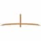 Ekena Millwork Bellingham Timber Gable Bracket, Western Red Cedar, 96"W x 28"H x 1 1/2"D x 3 1/2"F, 7/12 Pitch GBW096X28X0204BEL00SWR - alternate 1